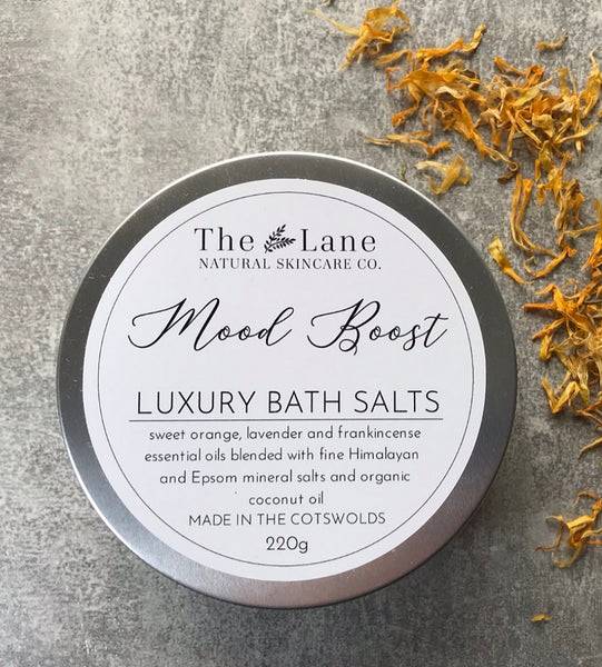 Bath Salts - Sweet Orange, Lavender & Frankincense