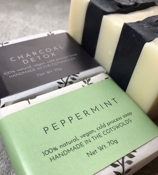 Soap Gift Set - Peppermint and Charcoal