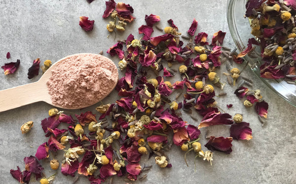 Clay Face Mask - Pink for dry/sensitive skin